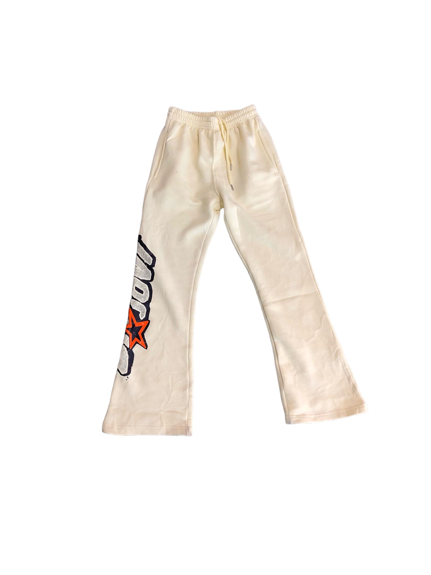 Shon Jovi Stacked Sweatpant (Cream)